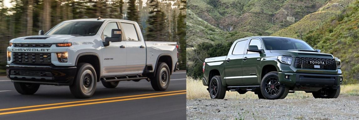 2020 Chevy Silverado vs 2020 Toyota Tundra in Mount Horeb, WI